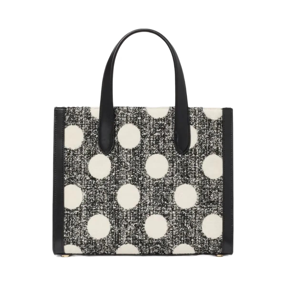 Kate Spade Manhattan Dot Tweed Small Tote Black Multi
