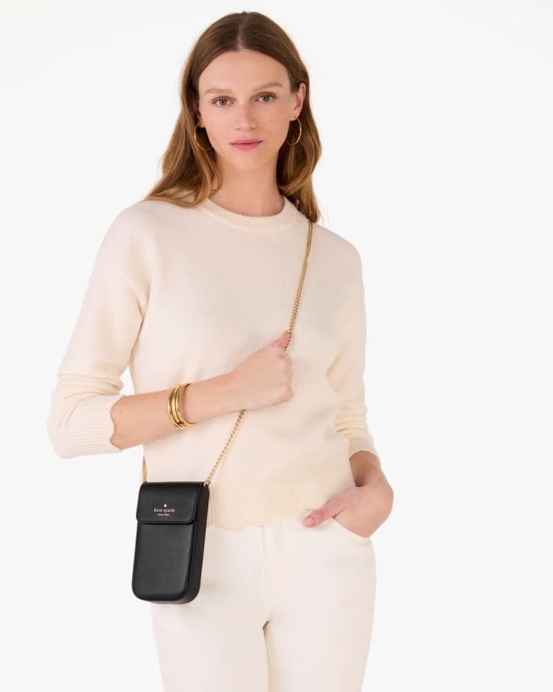 KateSpade Madison Phone Crossbody Black