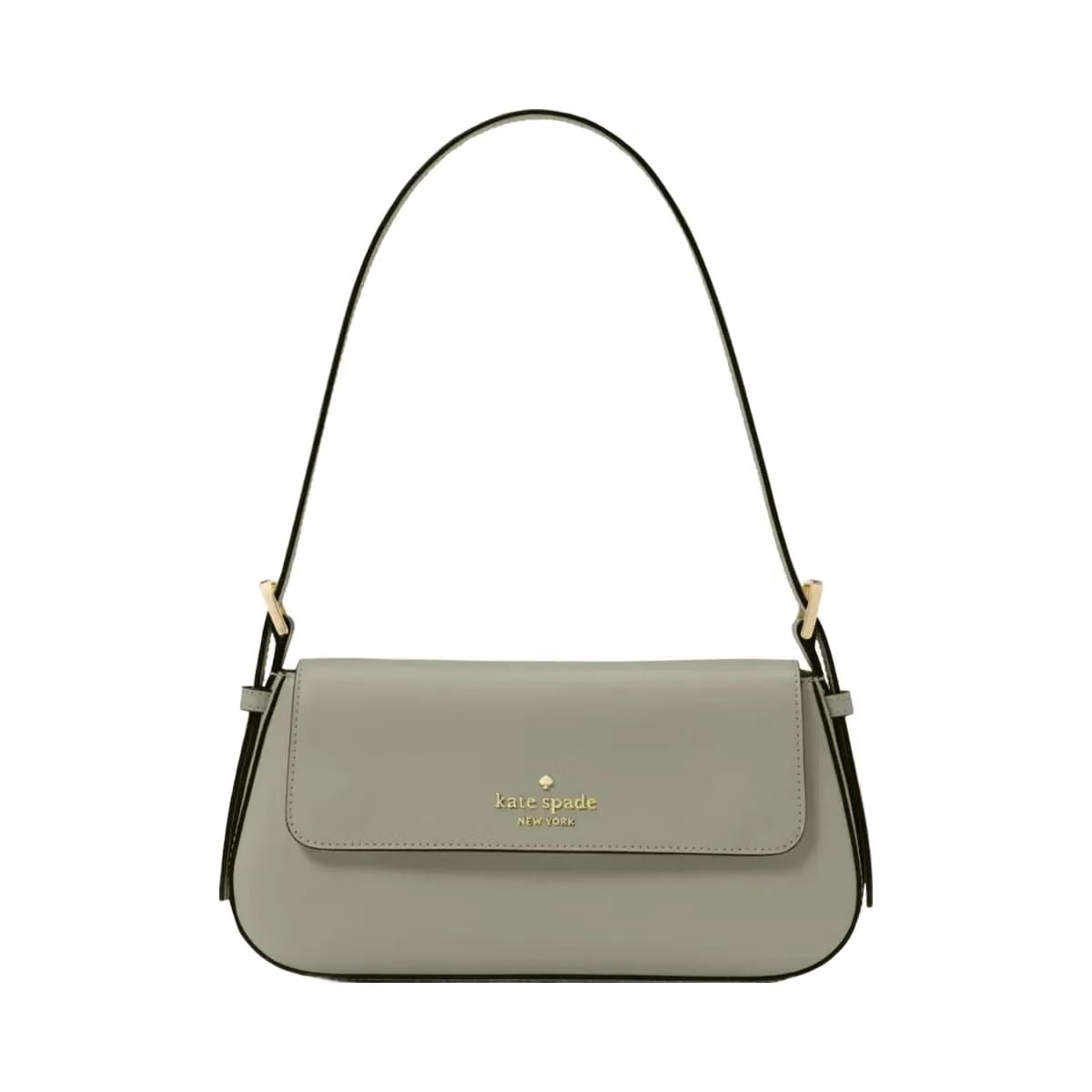 Kate Spade Madison Saffiano Leather Small Flap Shoulder Bag Dusky Pine