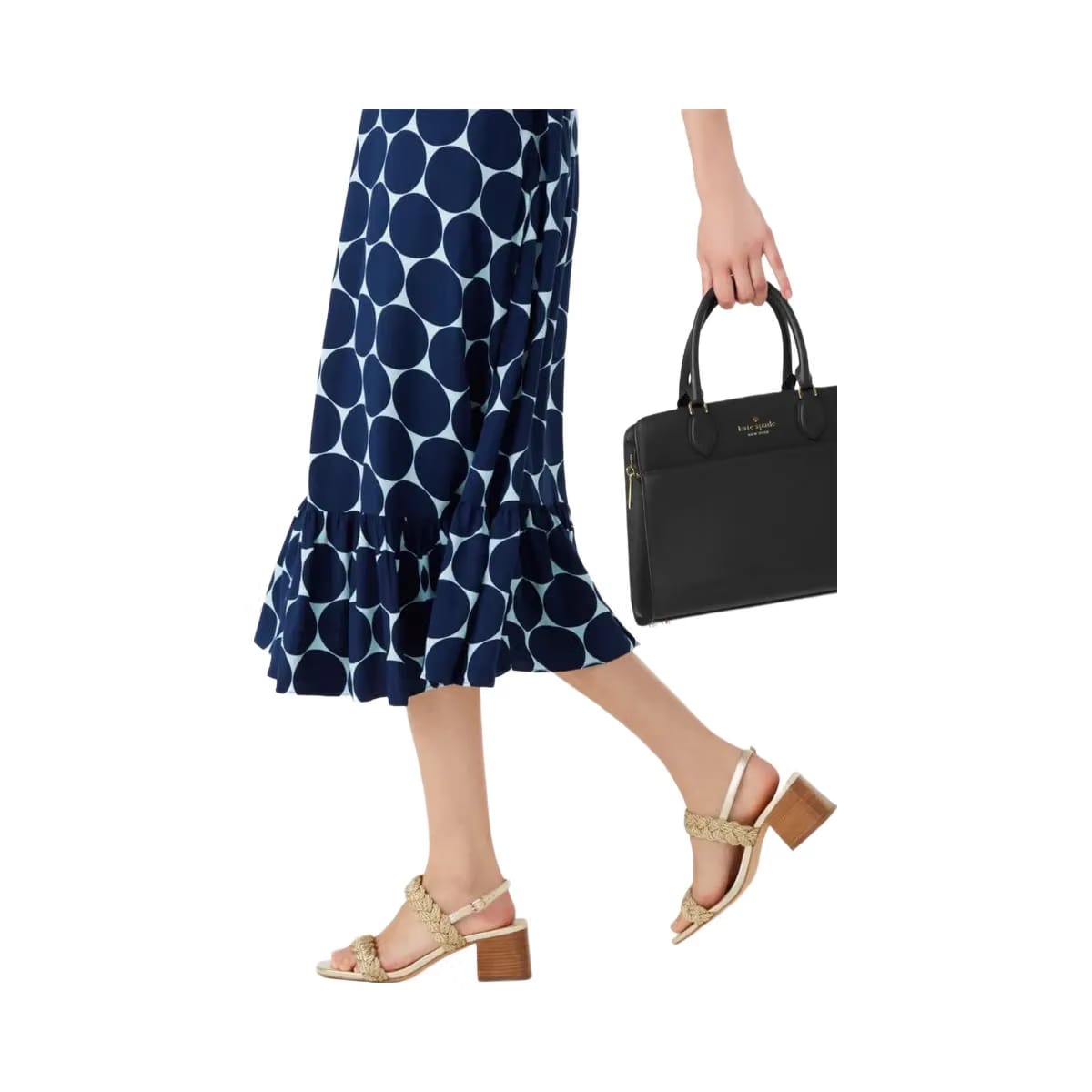 Kate Spade Madison Medium Satchel Bag Black