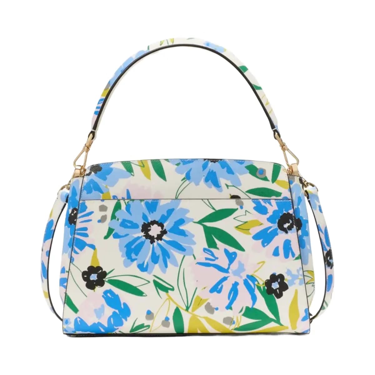 Kate Spade Madison Floral Medium Top Handle Satchel Cream Multi
