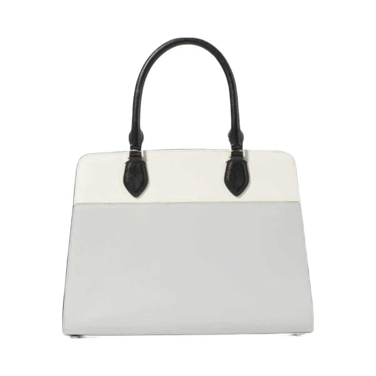 Kate Spade Madison Colorblock Saffiano Leather Medium Satchel Platinum Grey Multi
