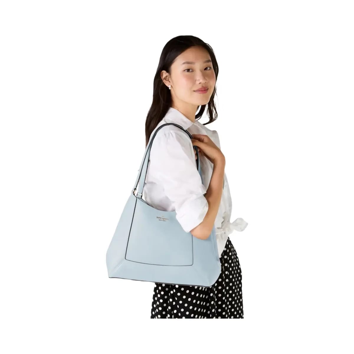Kate Spade Lena Triple Compartment Shoulder Bag Crisp Sky