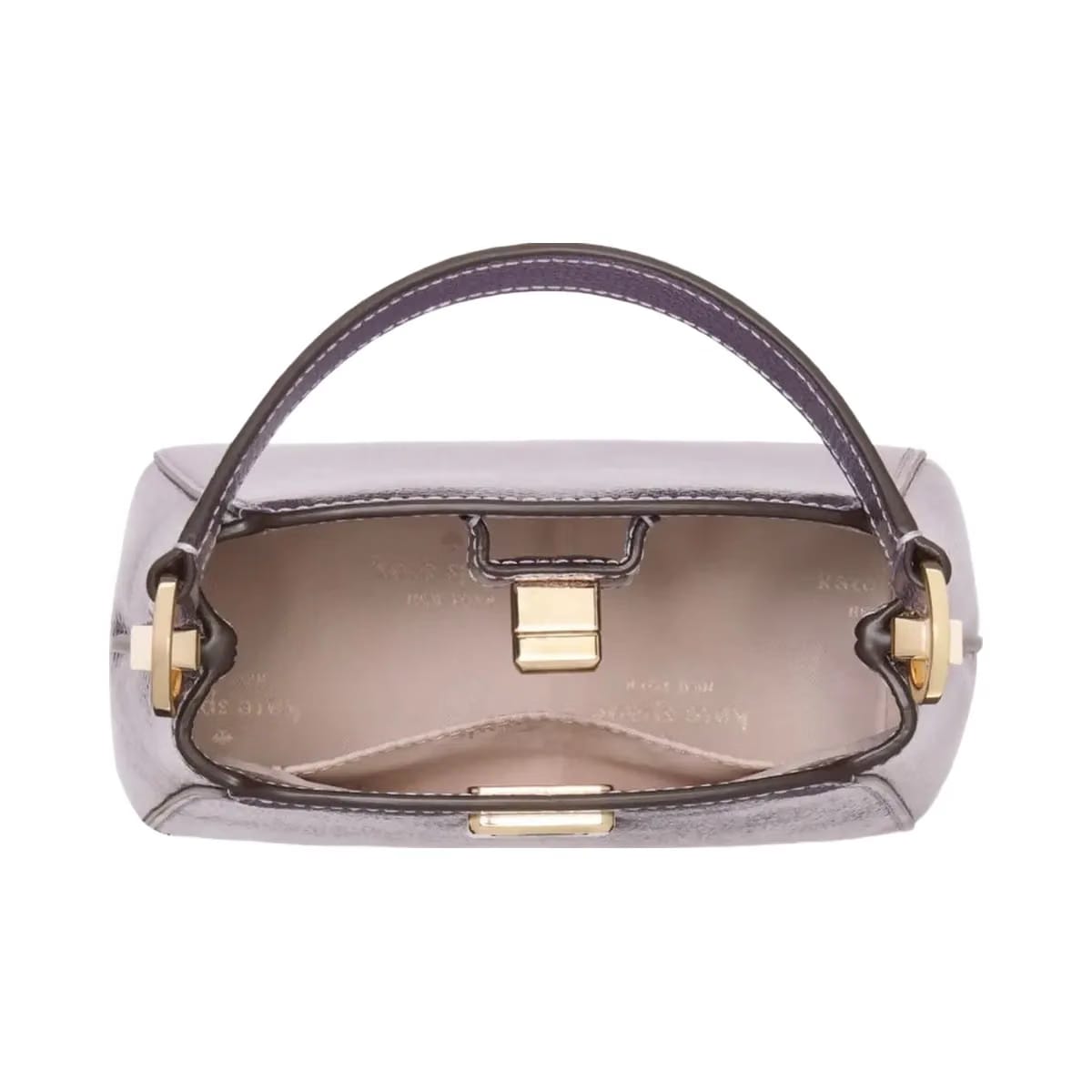 Kate Spade Phoebe Metallic Mini Top Handle Crossbody Light Candied Flower