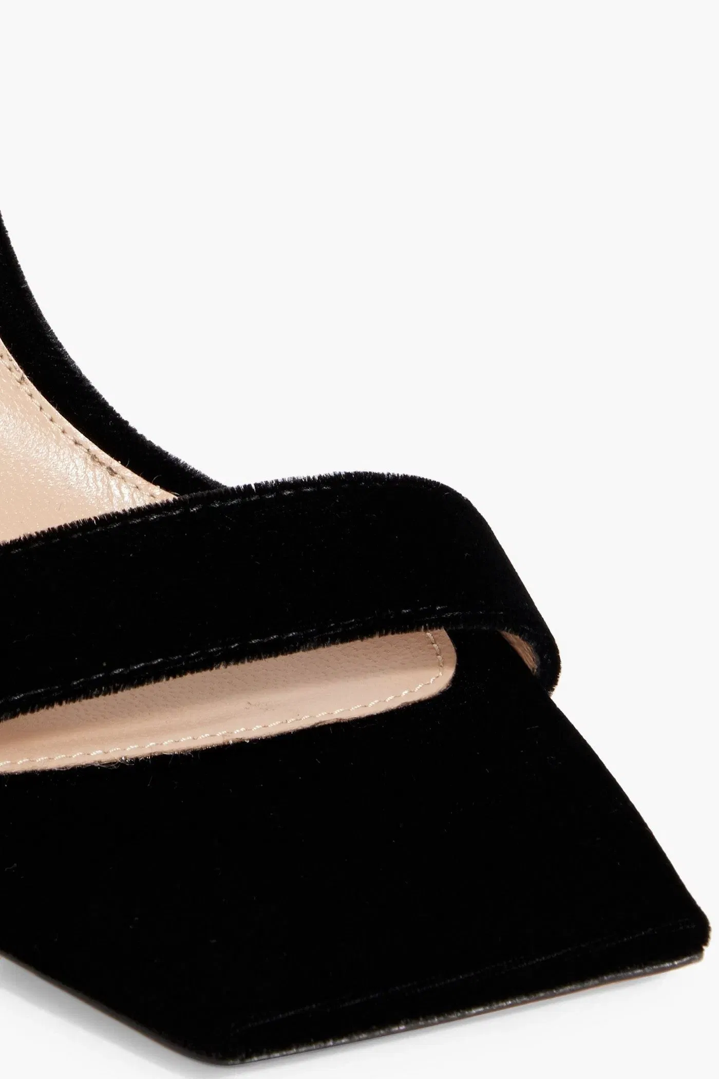 Gianvito Rossi Wondy Velvet Sandals Black Women's