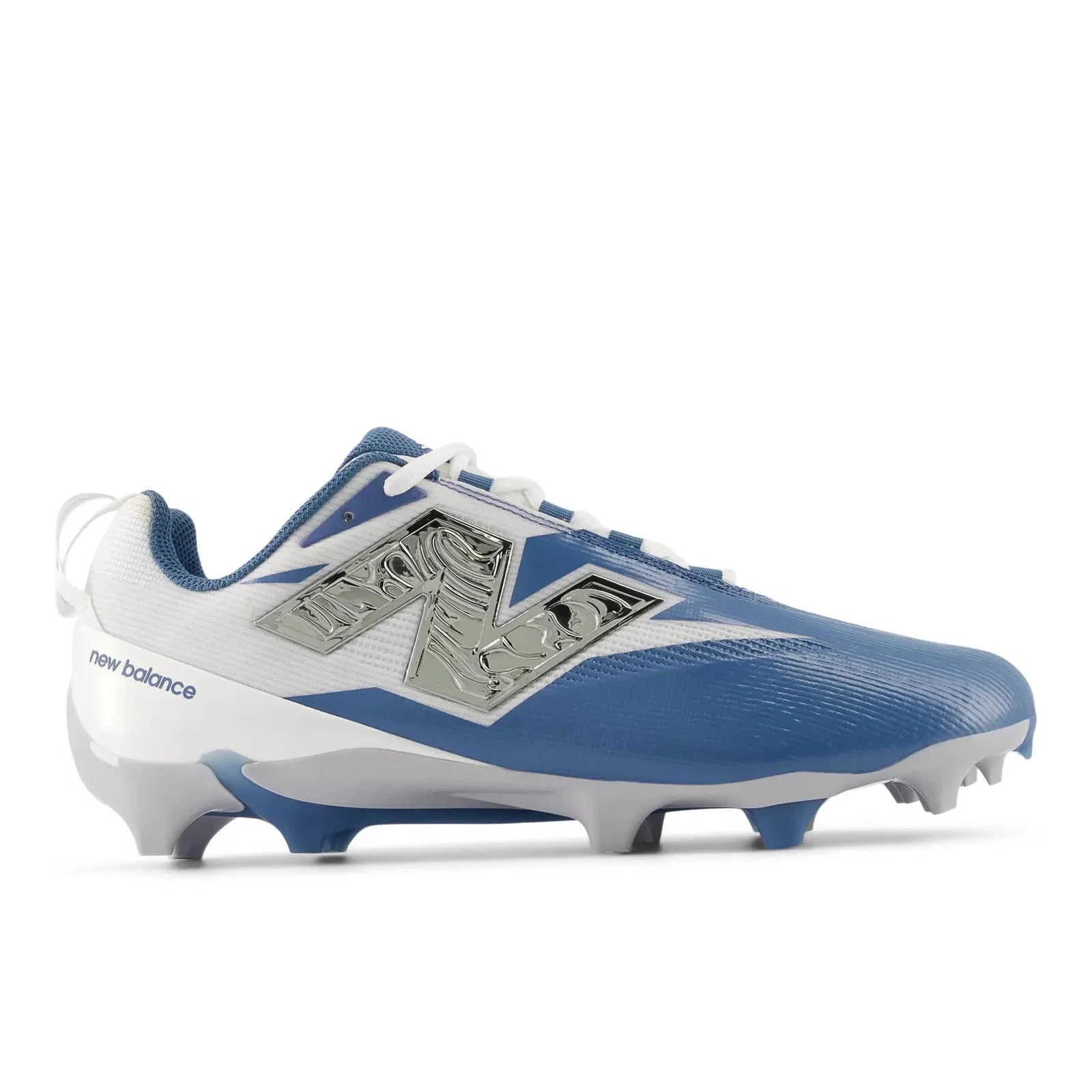 New Balance Burnx5 Liquid Silver White With Silver And Shoreline Blue White With Silver And Shoreline Blue