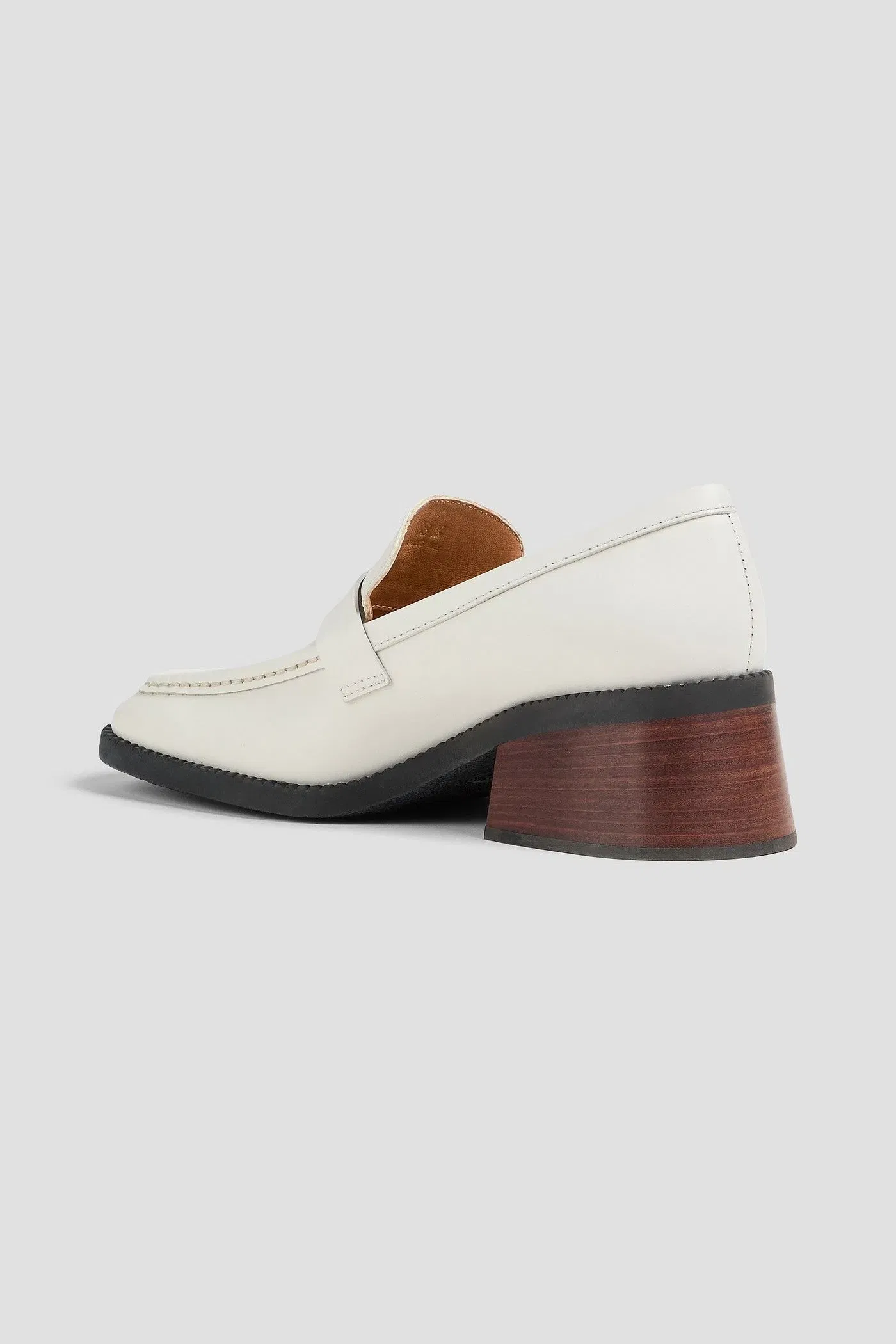 Tod's Embellished Leather Loafers White Women's
