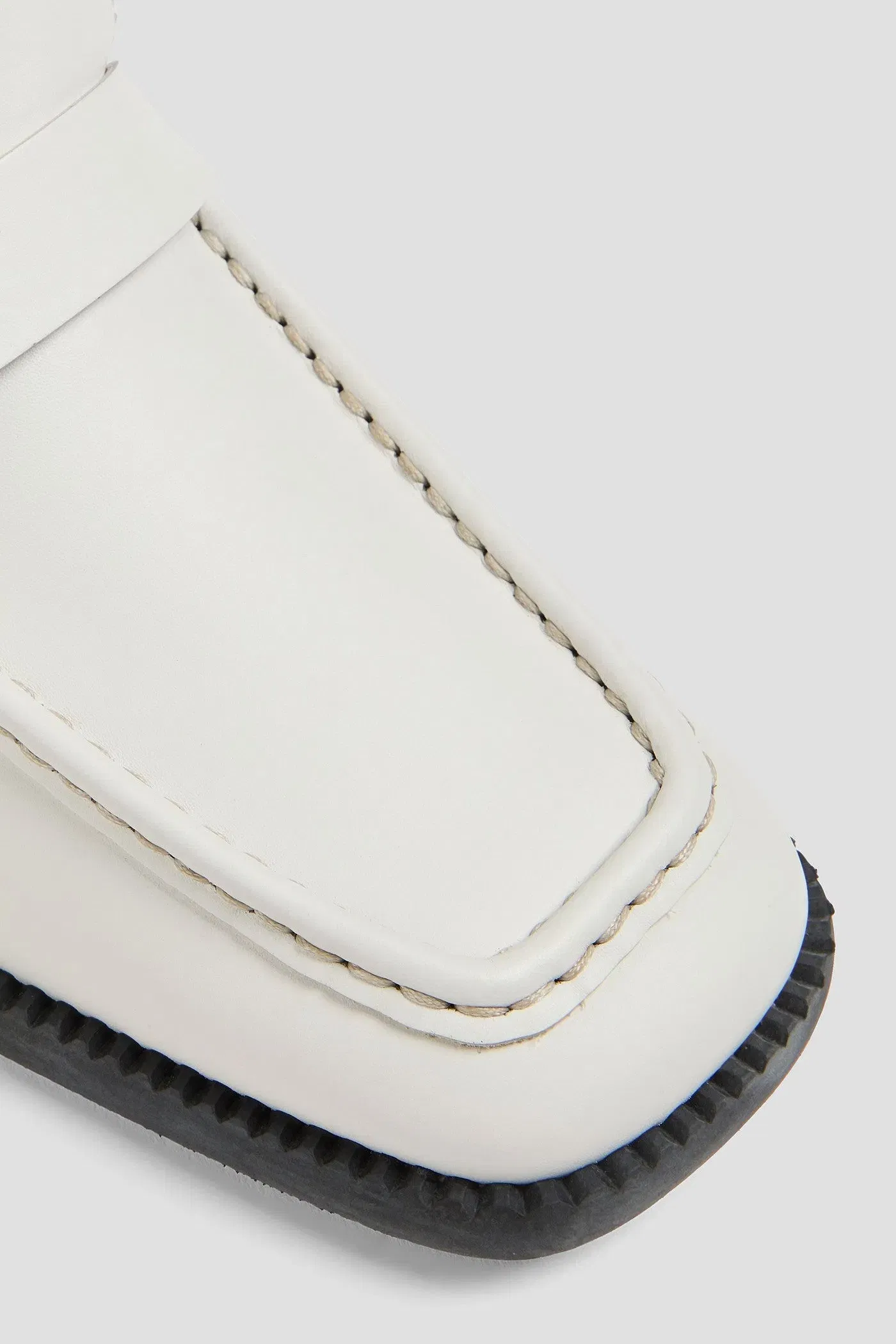 Tod's Embellished Leather Loafers White Women's