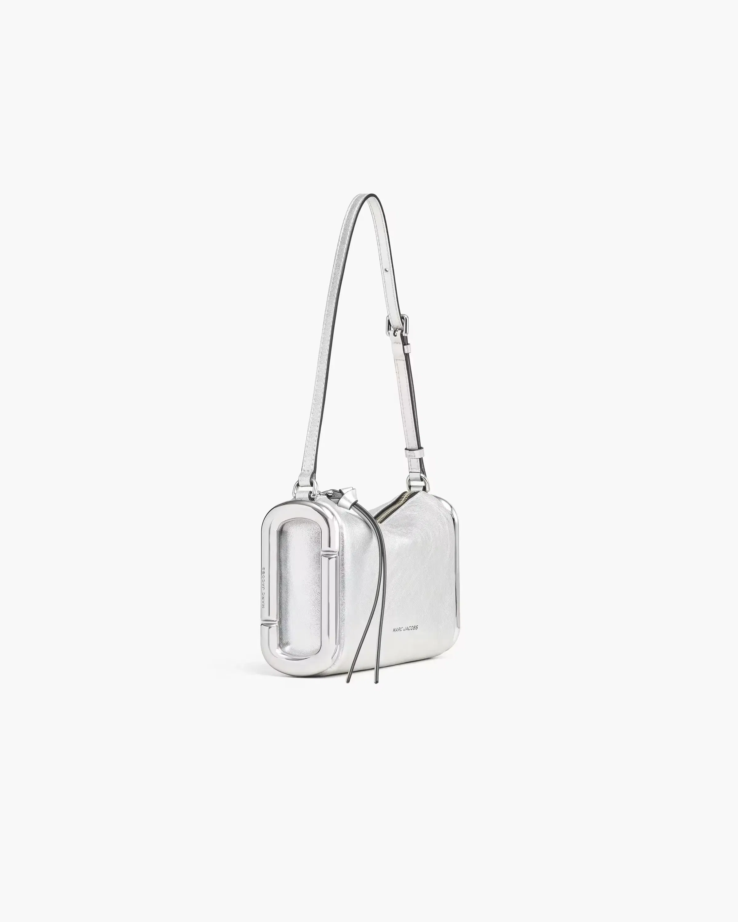 Marc Jacobs Scene Small Shoulder Bag In Metallic Silver