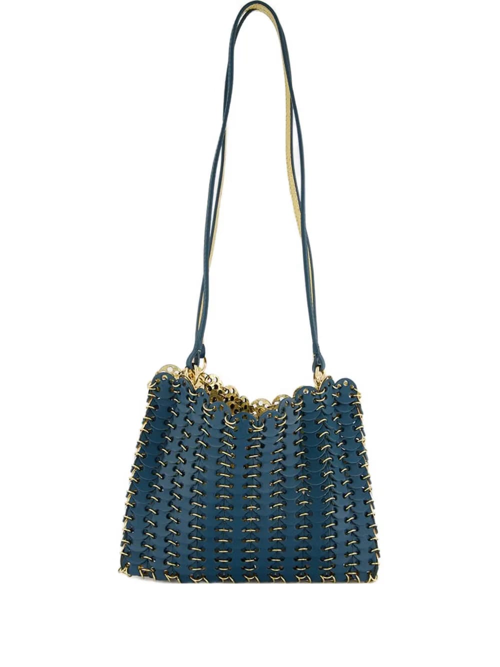 Teal 1969 Reversible leather shoulder bag