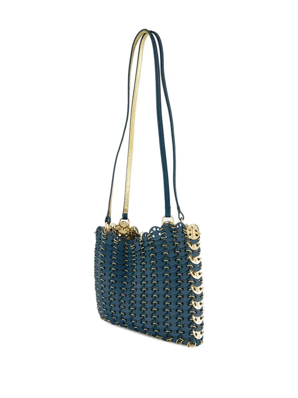 Teal 1969 Reversible leather shoulder bag
