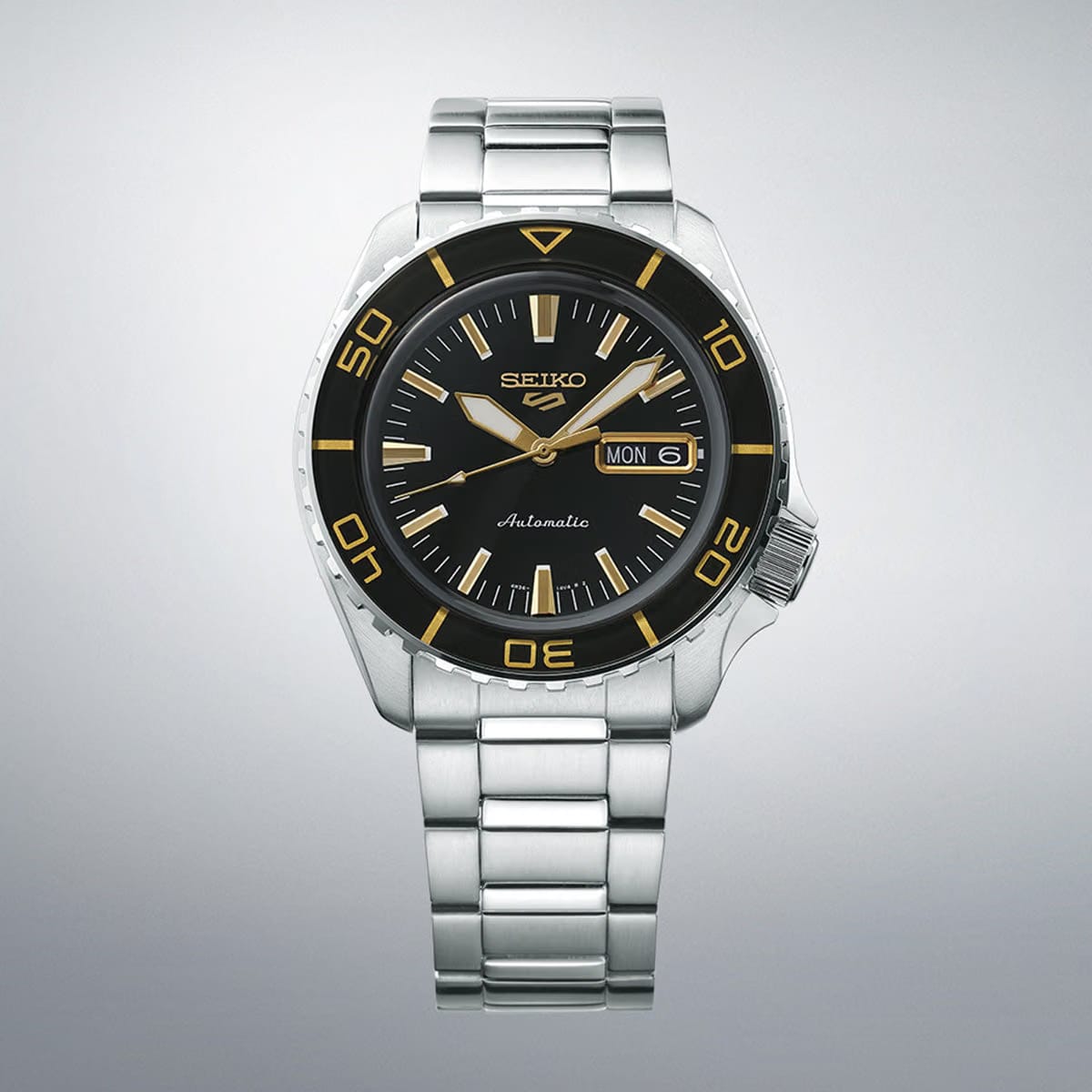 Seiko 5 Sports Skx Snzh5 Blacktone Redux - Black - SRPK99k1