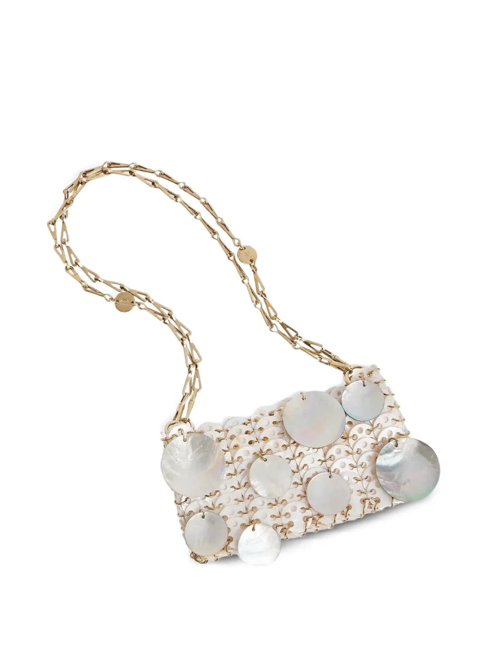 1969 shell-embellished chain mini bag