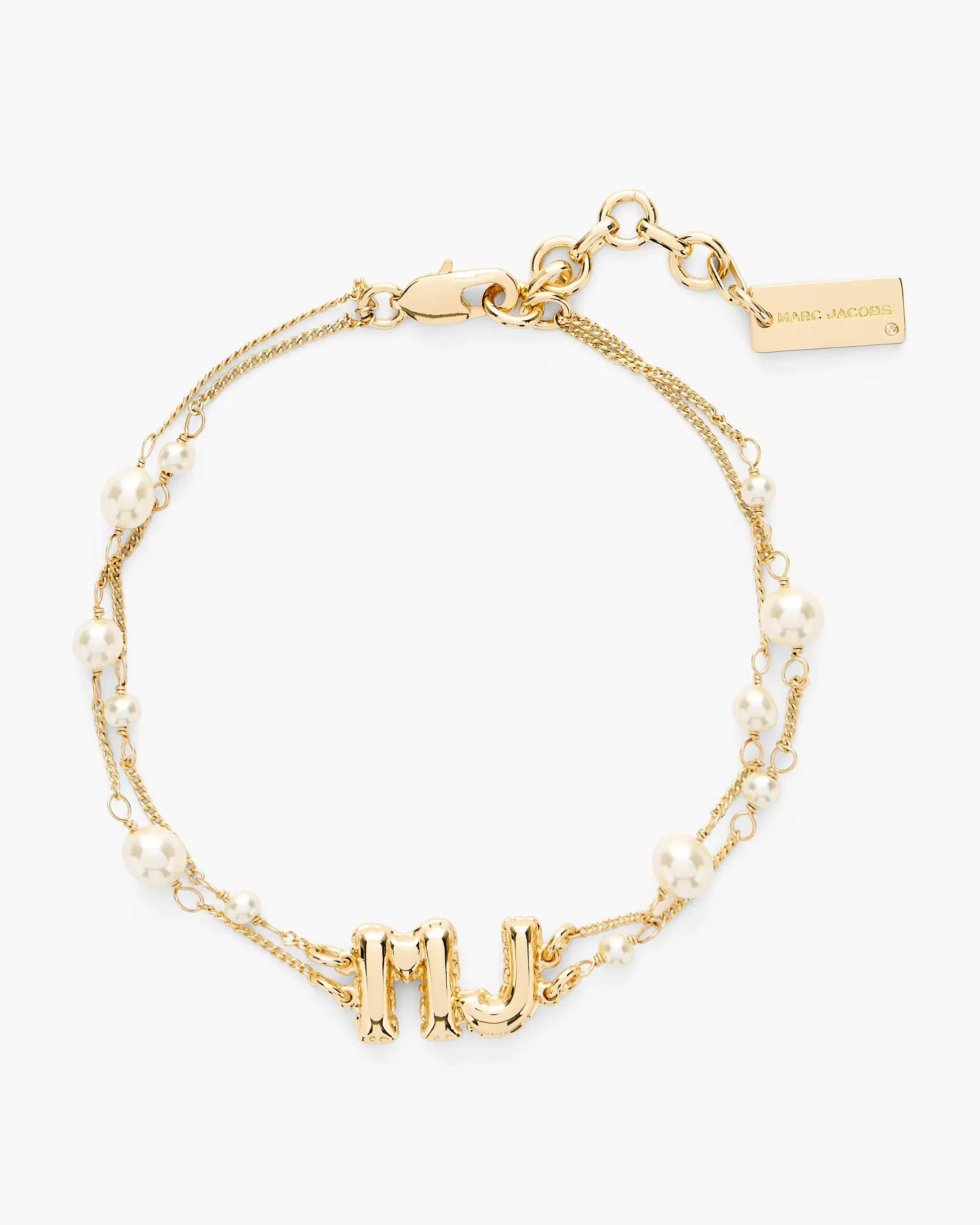 Marc Jacobs The Pearl Mj Balloon Bracelet Gold