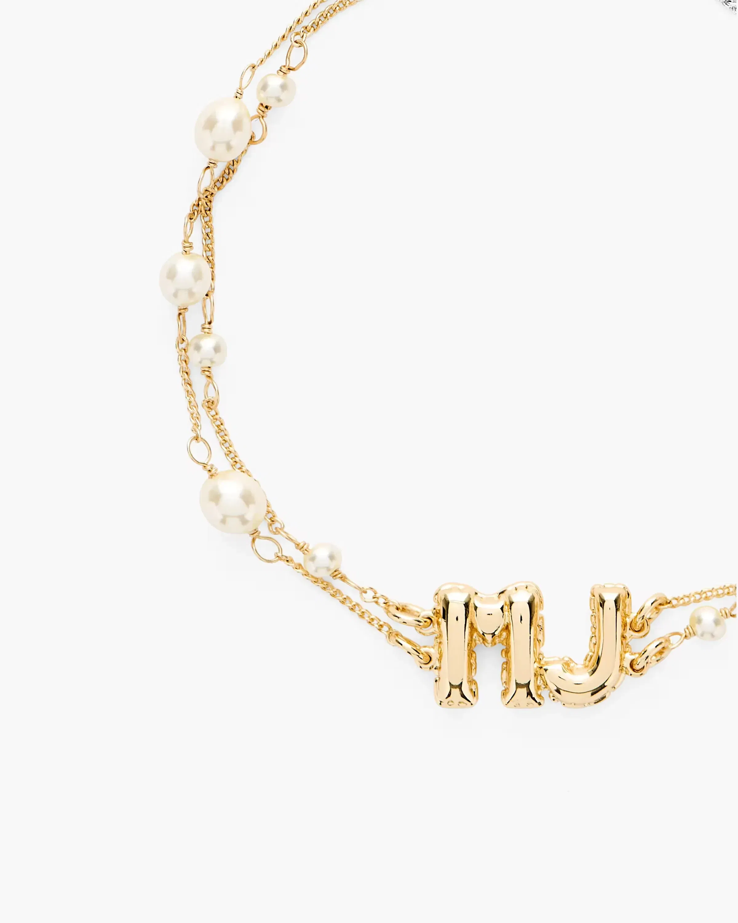 Marc Jacobs The Pearl Mj Balloon Bracelet Gold