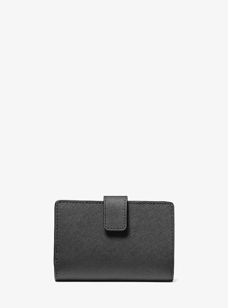 Michael Kors Medium Saffiano Leather Wallet Black