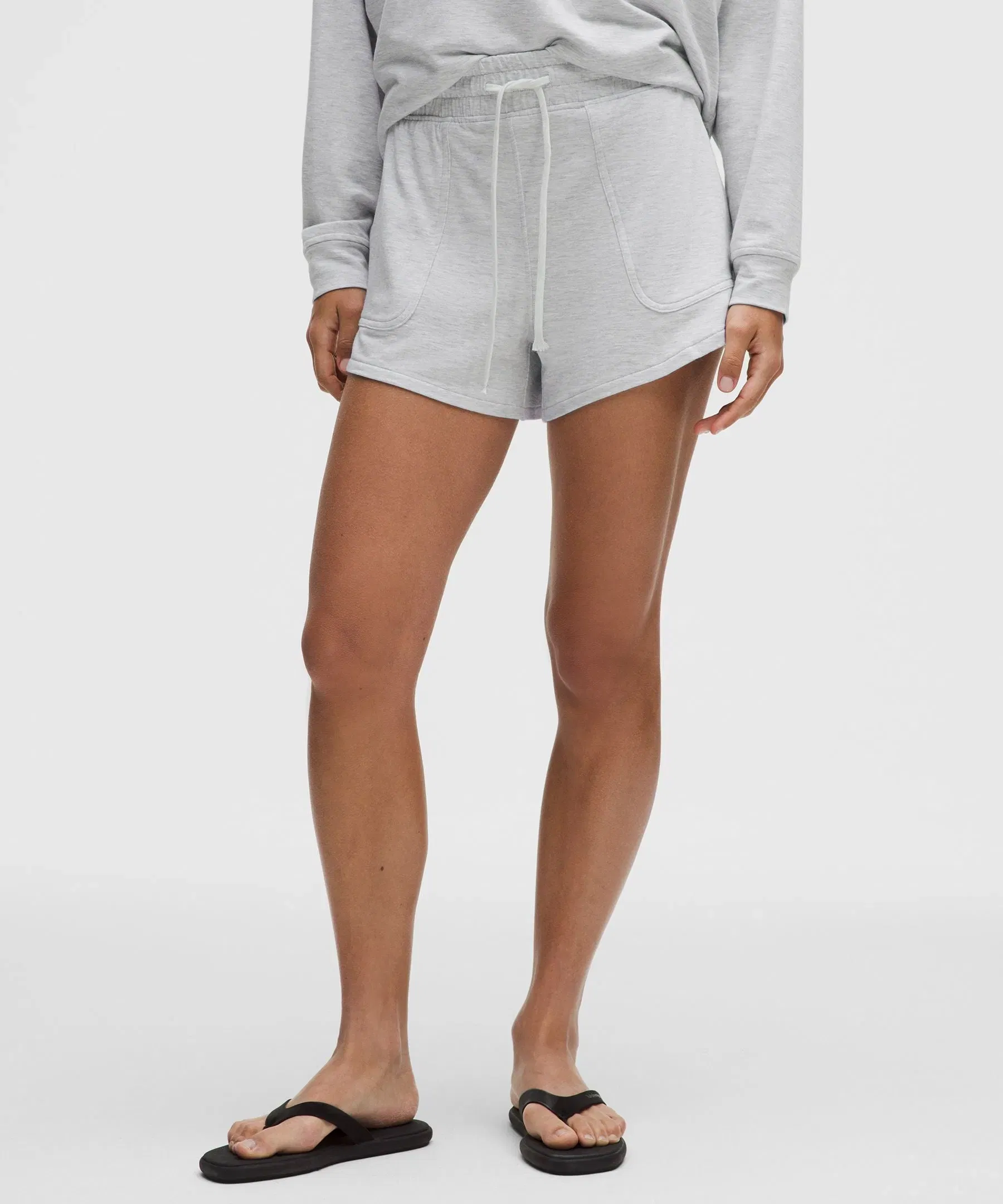 Lululemon Women's BeCalm Mid-Rise Short 3" *Updated Fabric