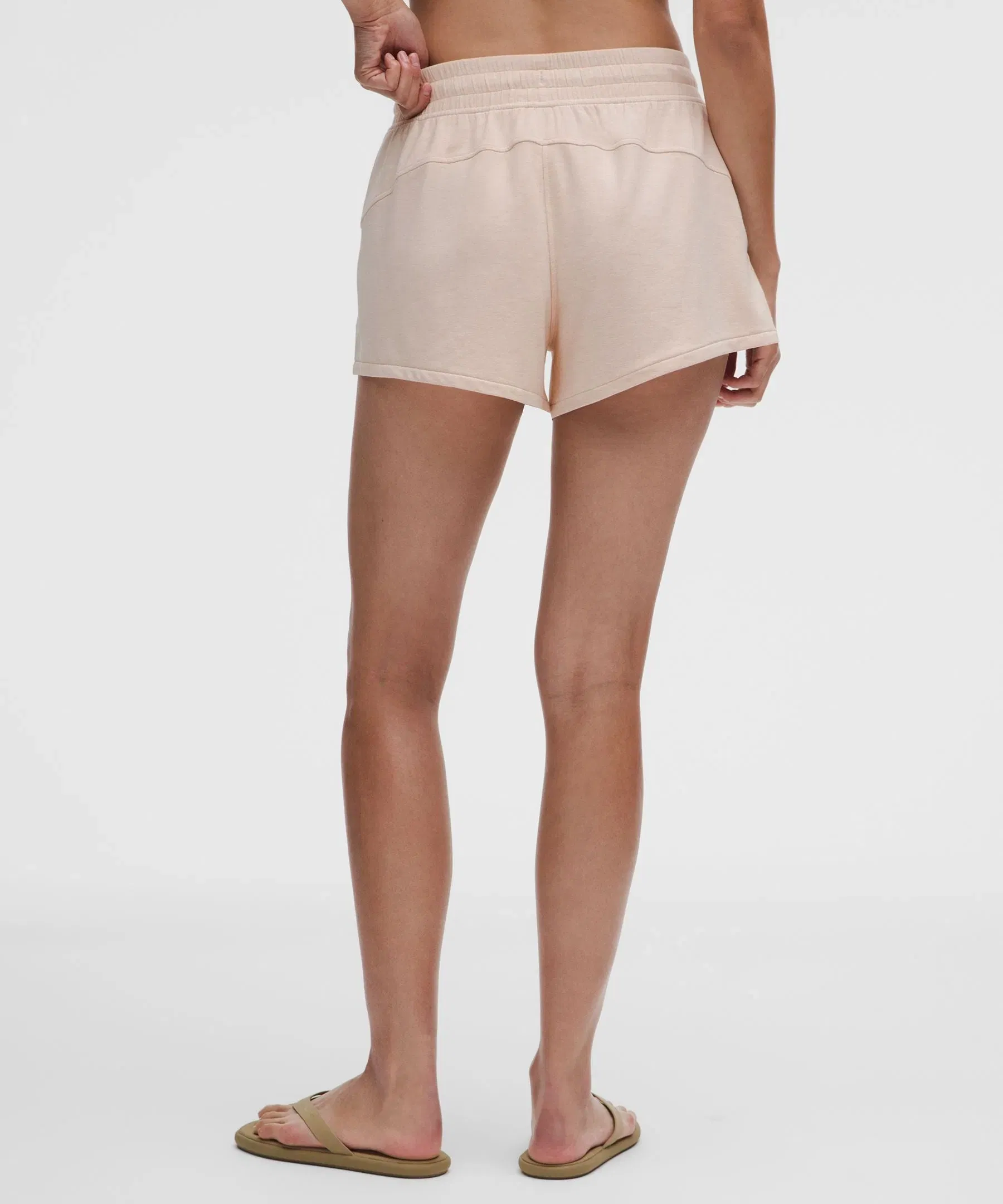 Lululemon Women's BeCalm Mid-Rise Short 3" *Updated Fabric