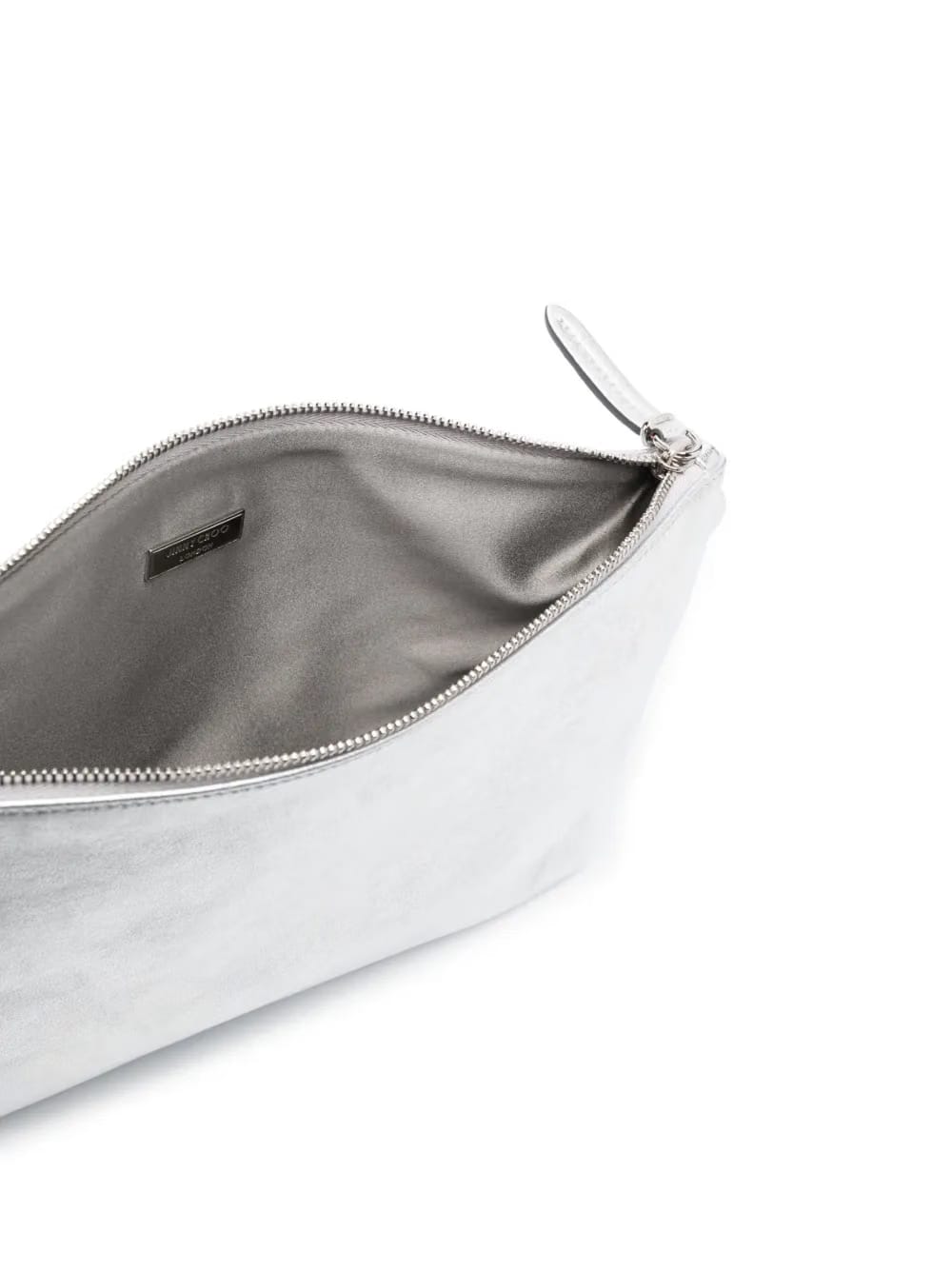 Callie metallic tassel clutch