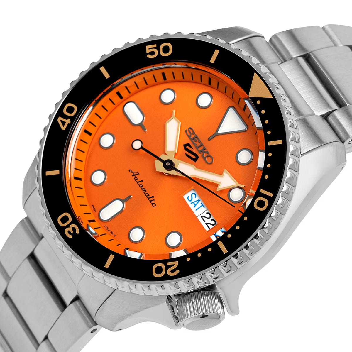 Seiko 5 Sports Automatic Watch - Orange - SRPD59K1