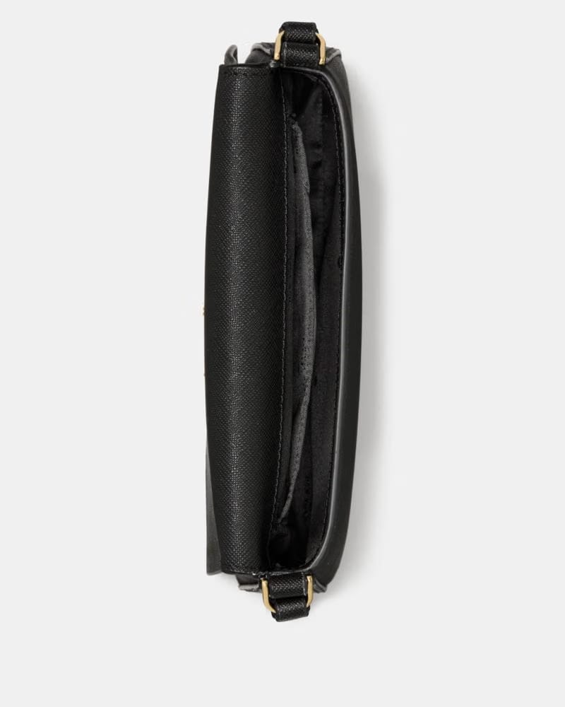KateSpade Reegan Mini Flap Crossbody Black