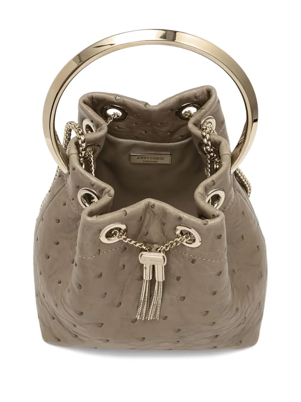 Bon Bon ring-handle bucket bag