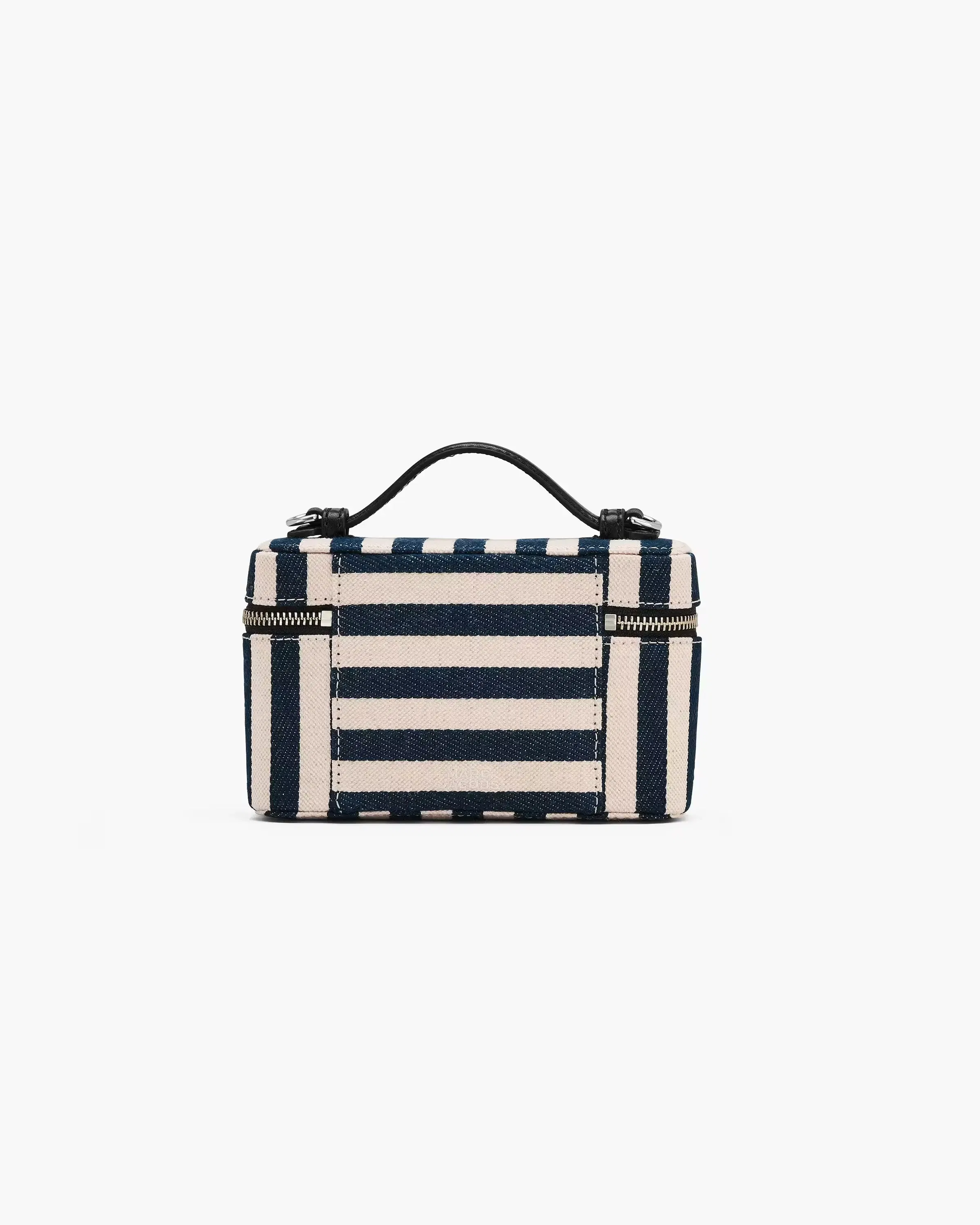 Marc Jacobs The Stripe Canvas Everyday Vanity Bag Blue Sea Multi