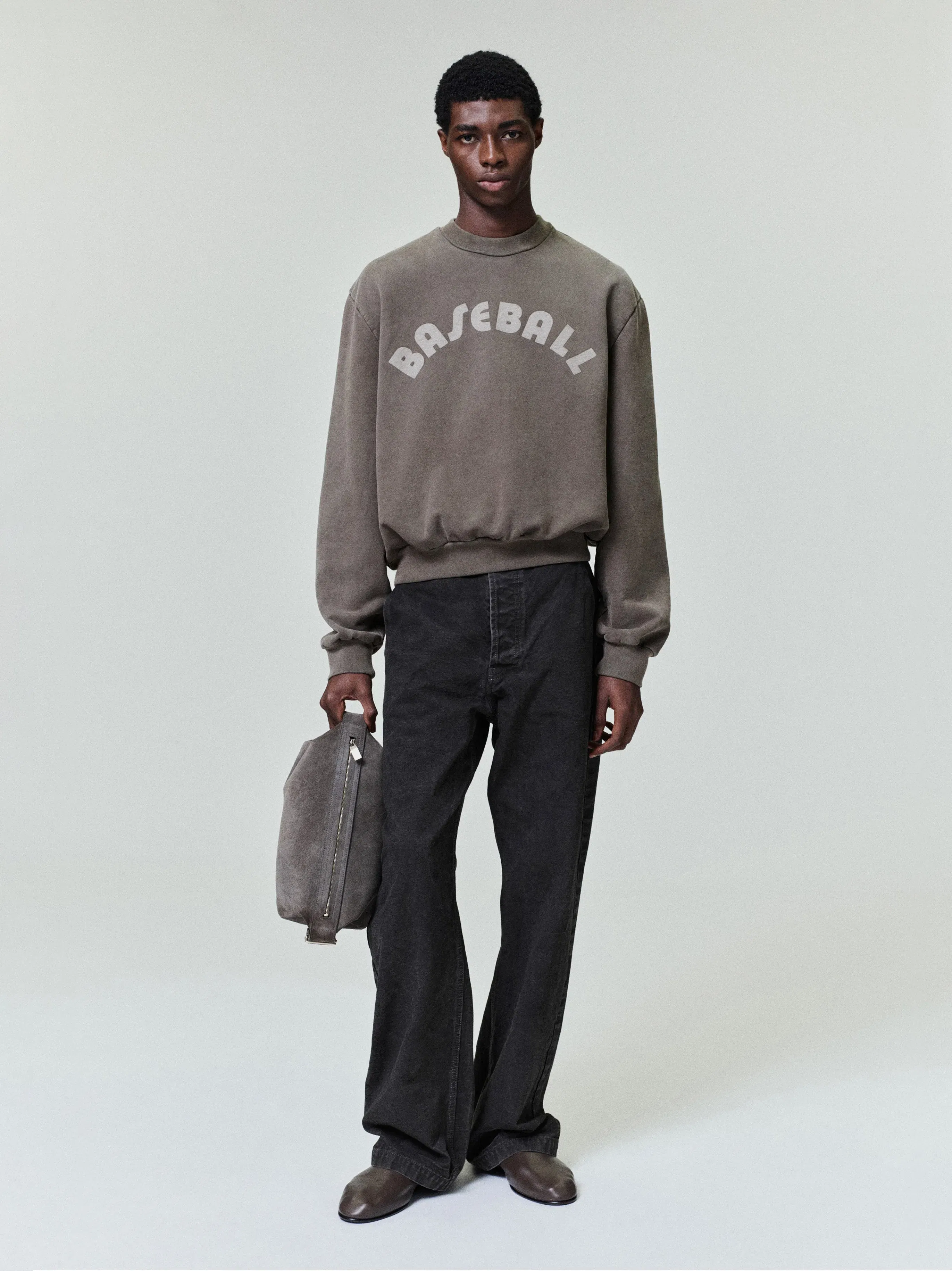Essentials Washed Canvas Utility Pant Washed Black