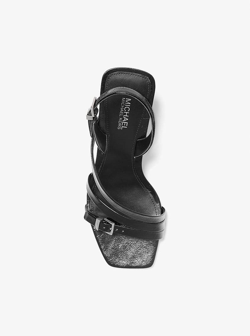 Michael Kors Yvette Crackled Sandal