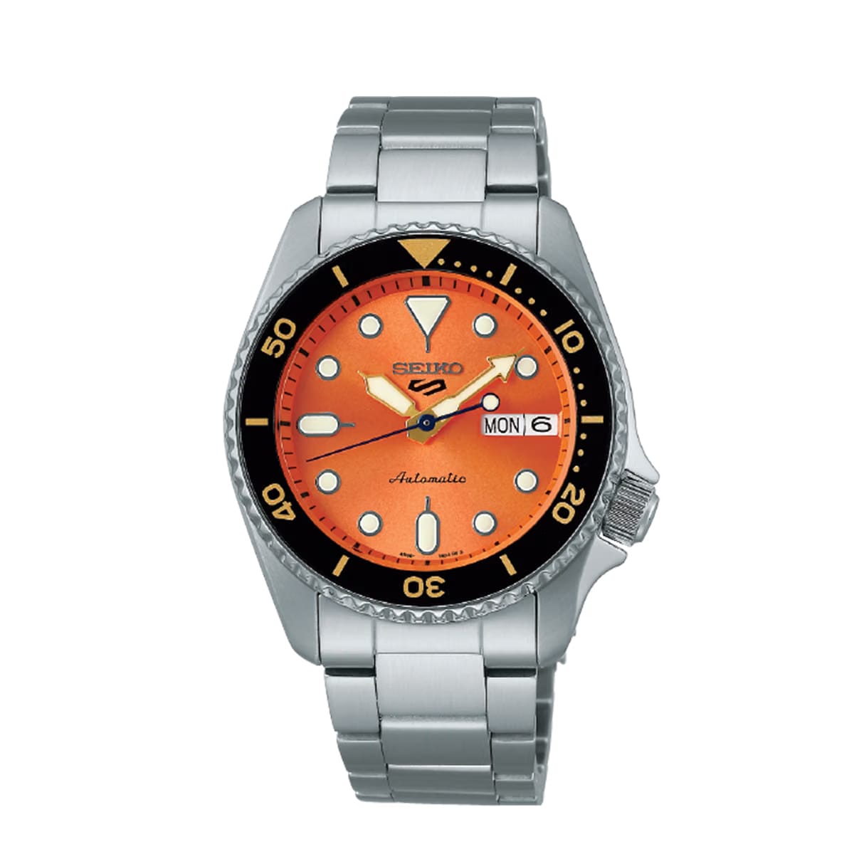 Seiko 5 Sports Skx Midi Orange - Orange - SRPK35K1