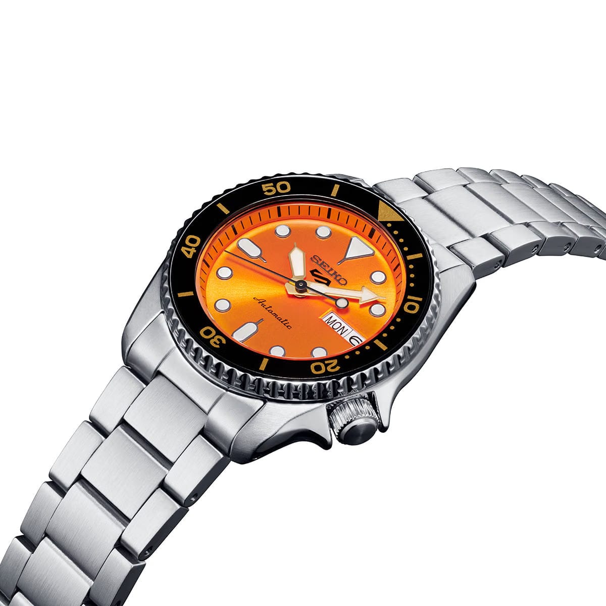 Seiko 5 Sports Skx Midi Orange - Orange - SRPK35K1