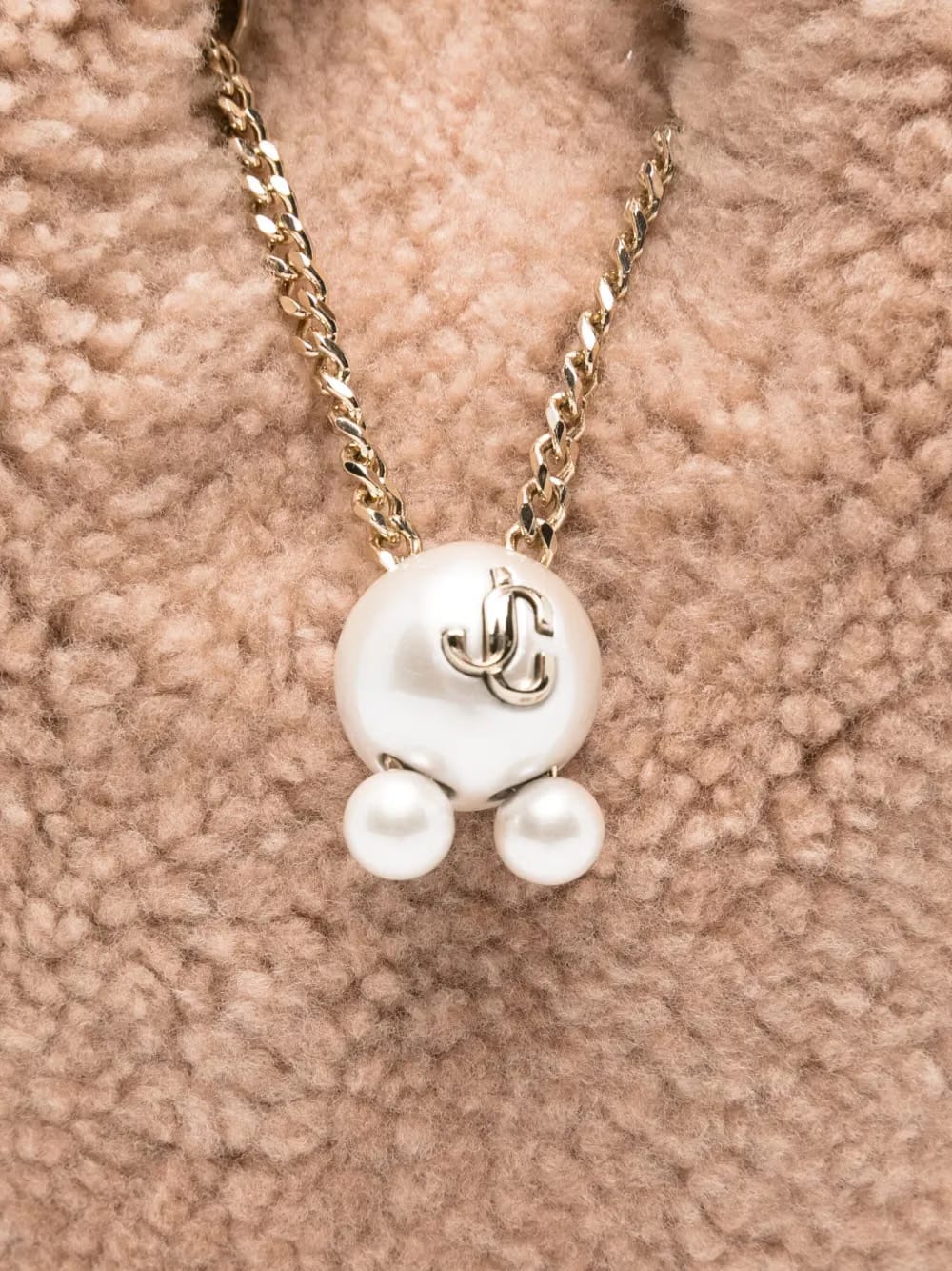 Bon Bon pearl-embellished ring-handle bag