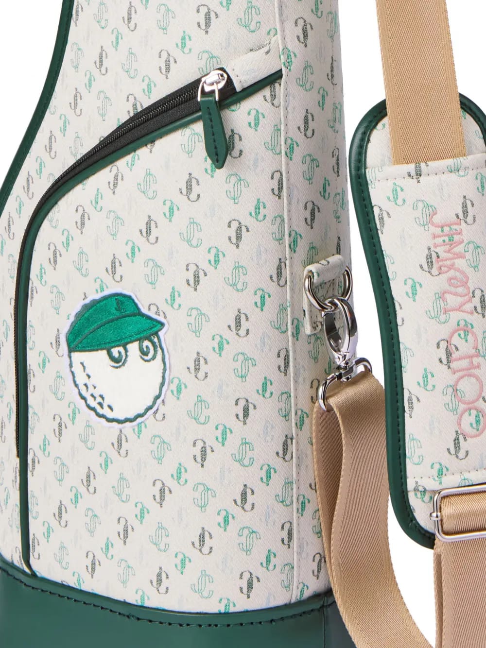 x Malbon floral-print golf bag