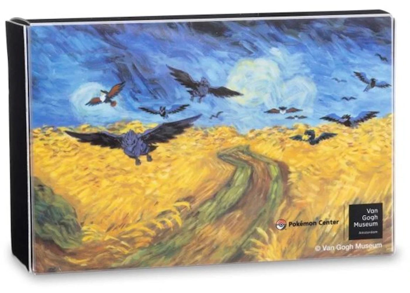 Pokemon Center X Van Gogh Museum: Corviknight Inspired By Wheatfield With Crows Double Deck Box
