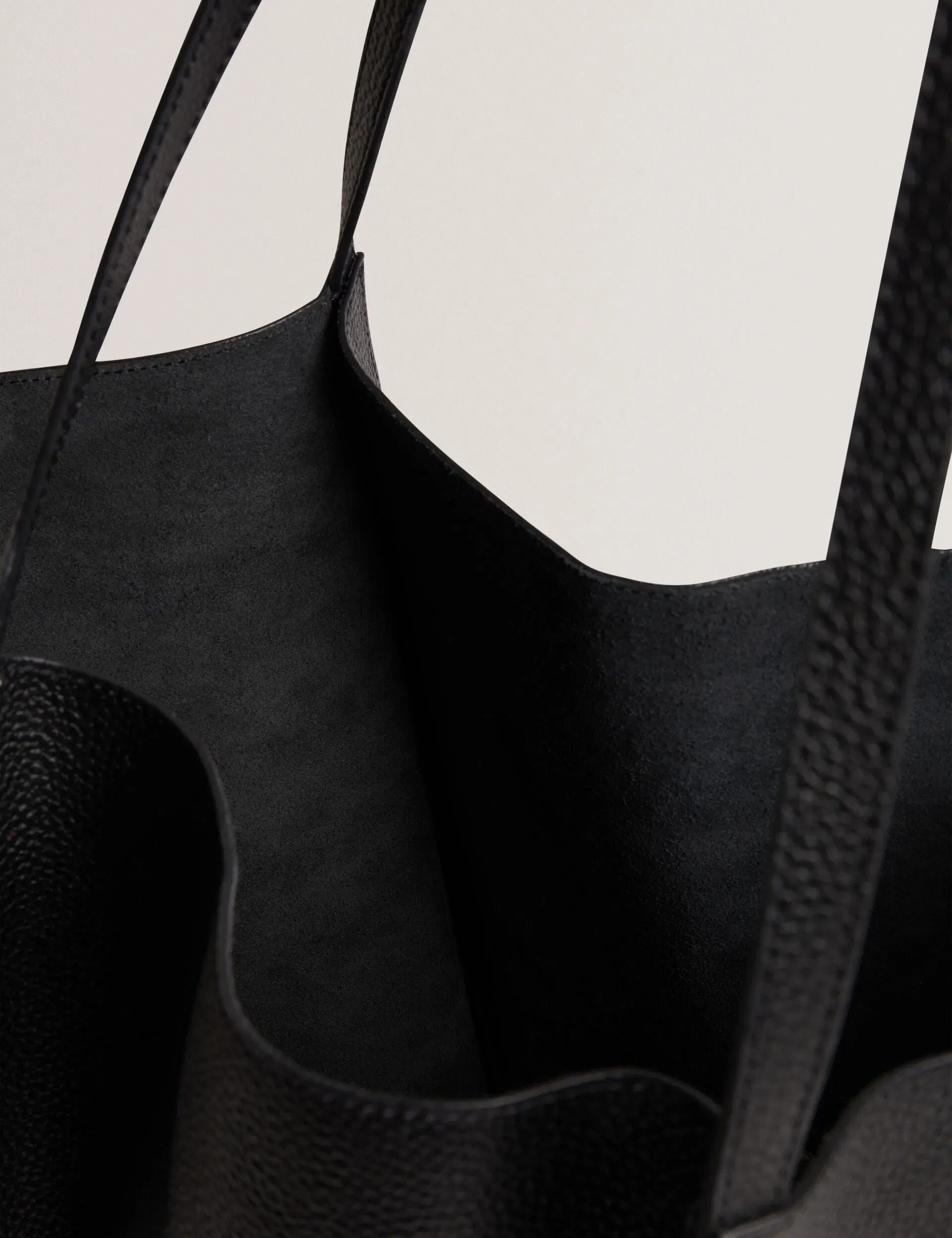 Ted Baker Tammila Tall Soft Leather Structured Tote Bag In Black Women's