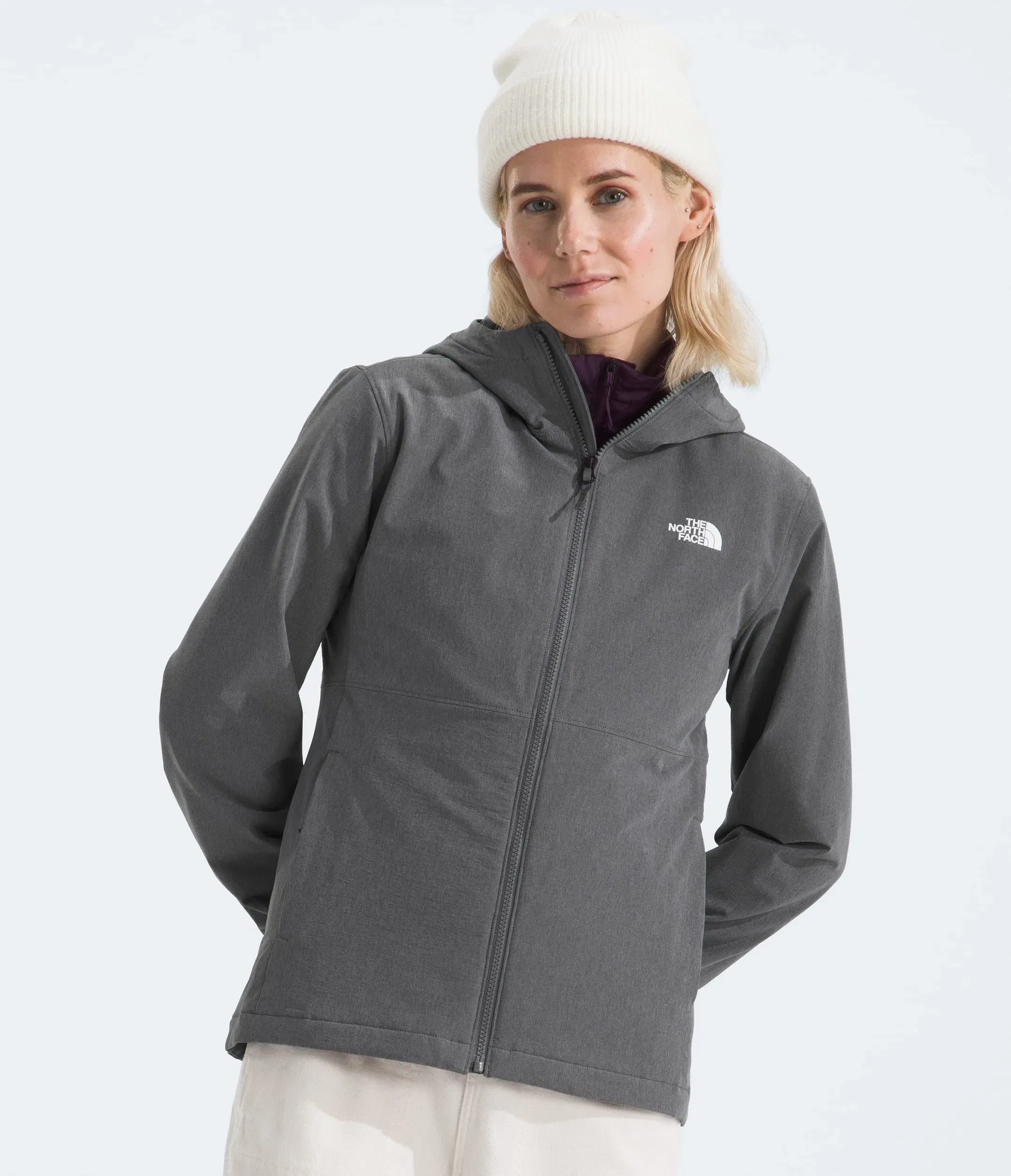 The North Face Women’s Shelbe Raschel Hoodie Smoked Pearl Heather