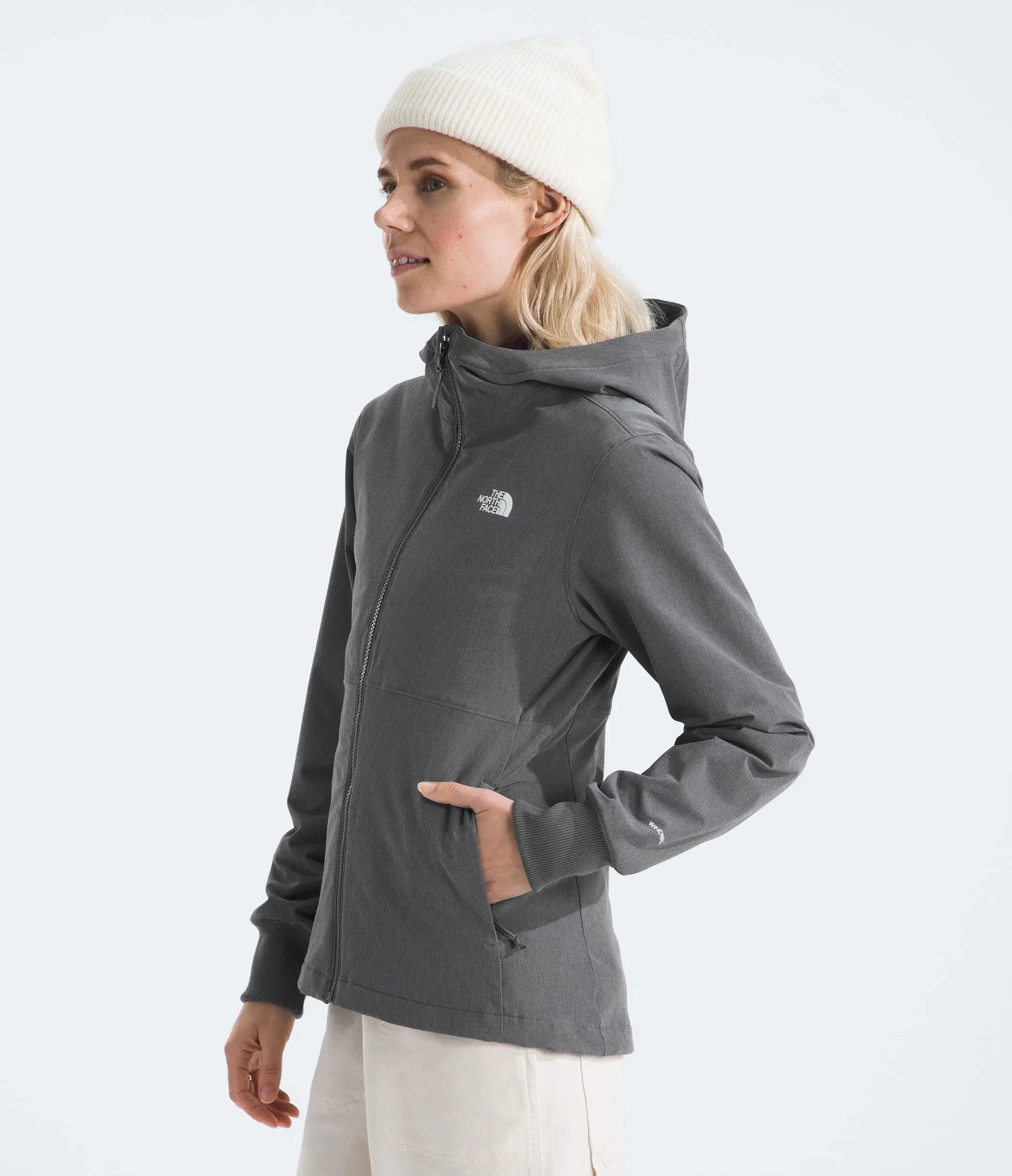 The North Face Women’s Shelbe Raschel Hoodie Smoked Pearl Heather