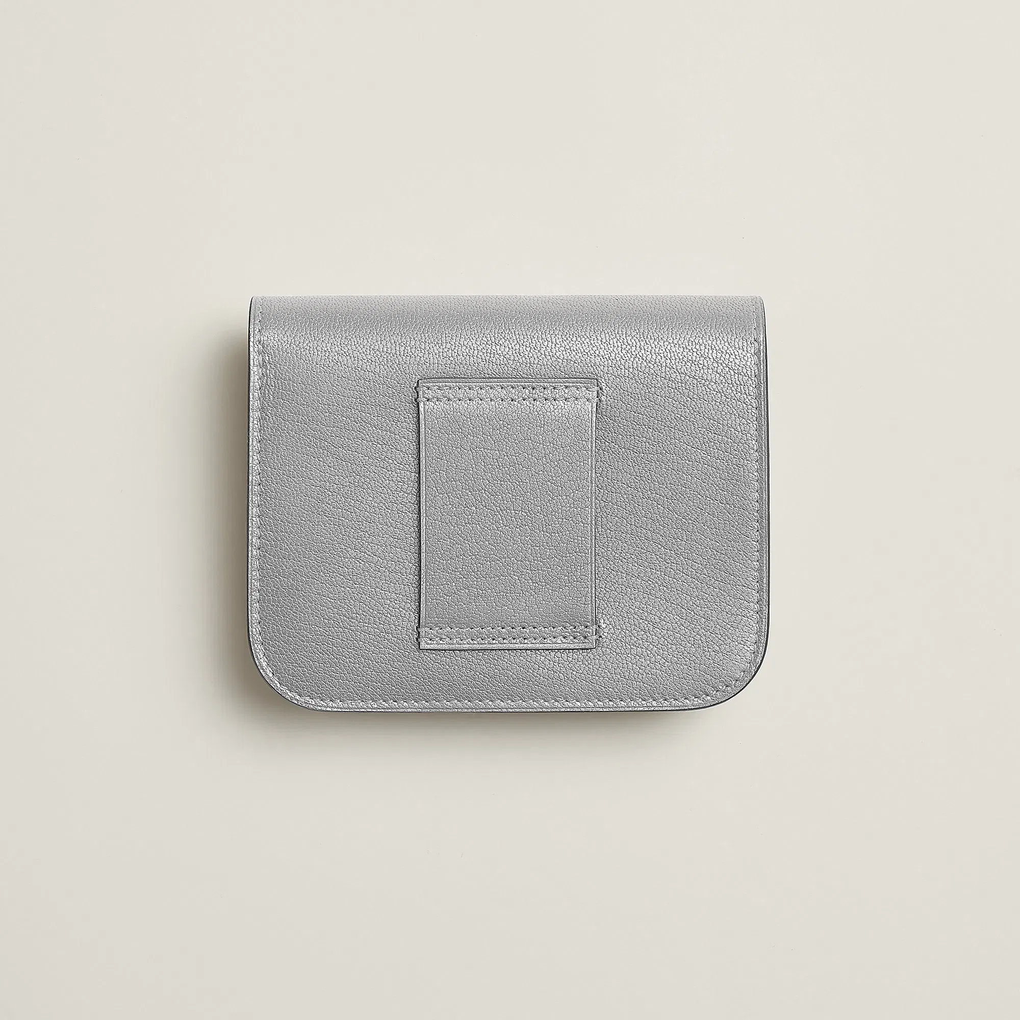 Hermes Constance Slim Wallet Bleu Saphir