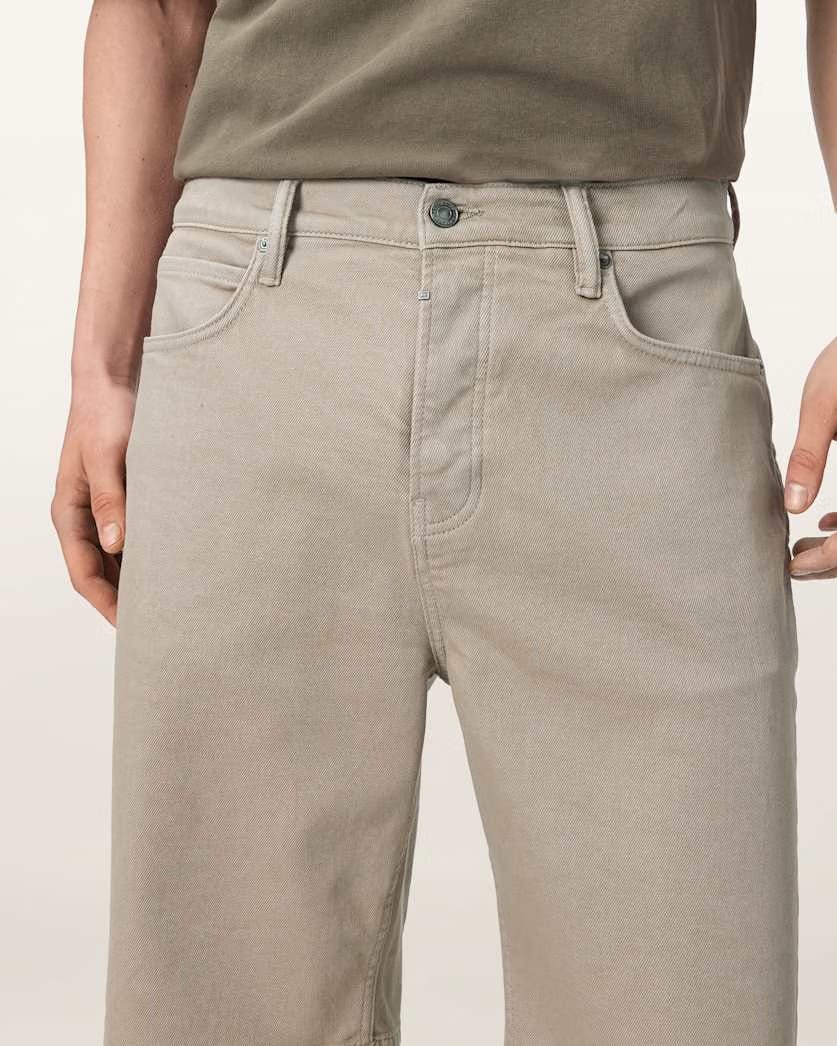 AllSaints Switch Slim Fit Cotton Shorts Pasilla Brown