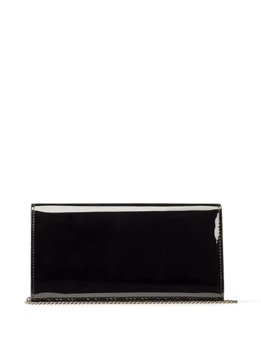 Emmie patent leather clutch bag