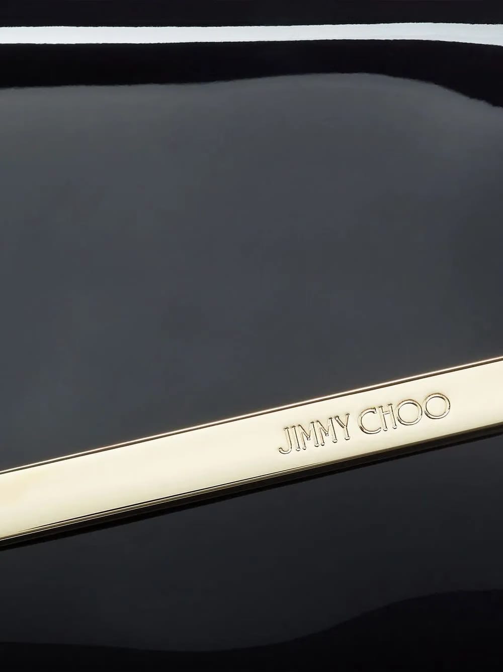 Emmie patent leather clutch bag
