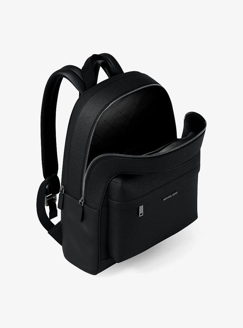 Michael Kors Pacey Leather Backpack Black