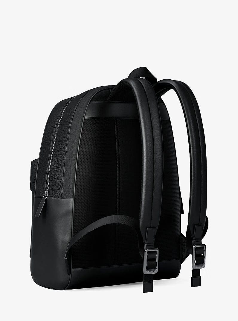 Michael Kors Pacey Leather Backpack Black
