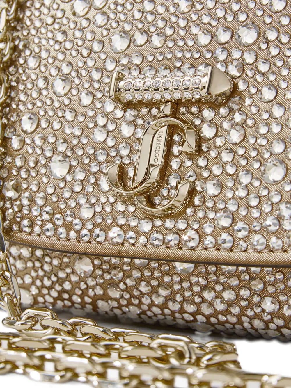 small Curve embellished chain crossbody bag