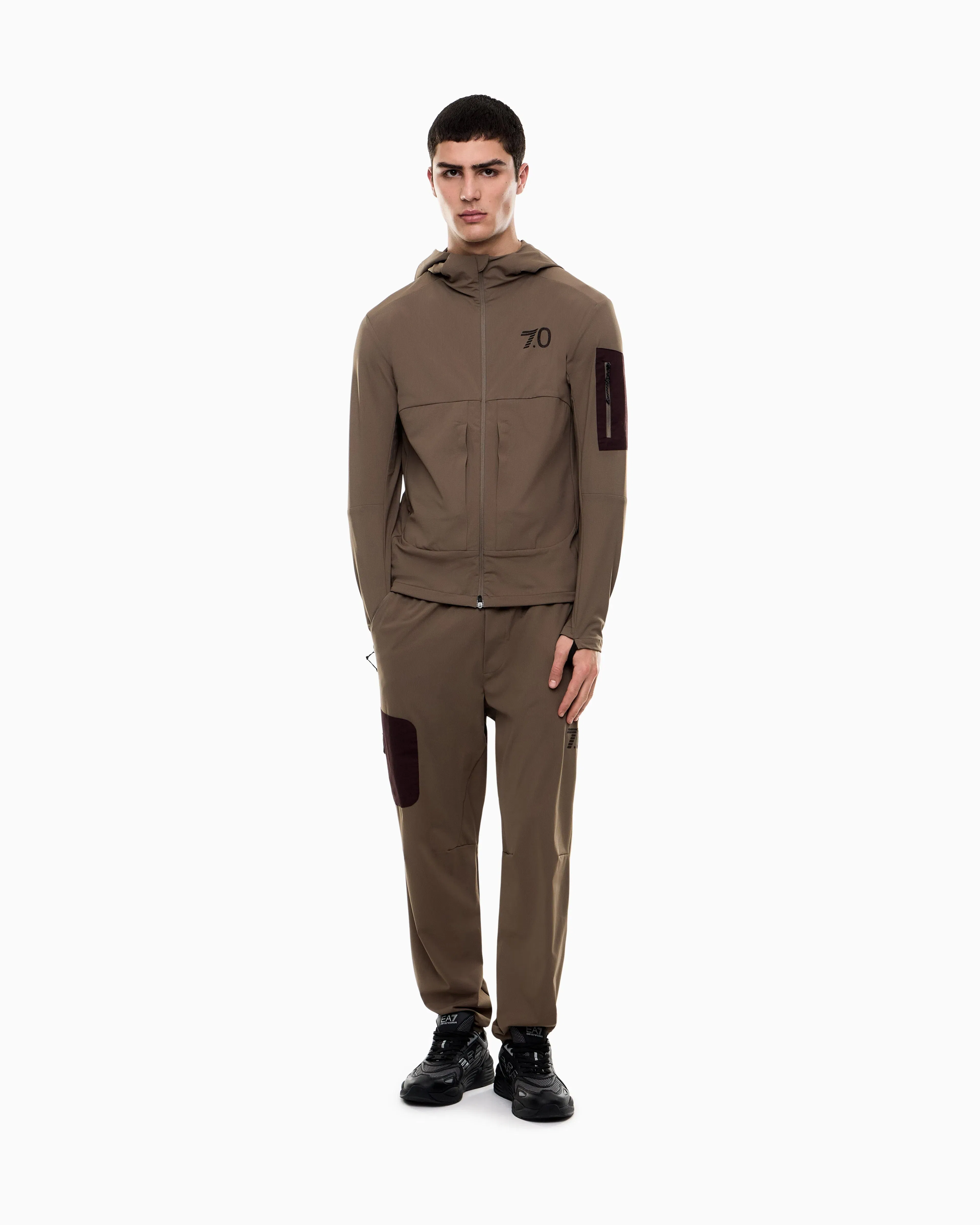 EA7 7.0 SHOW joggers in stretch technical fabric