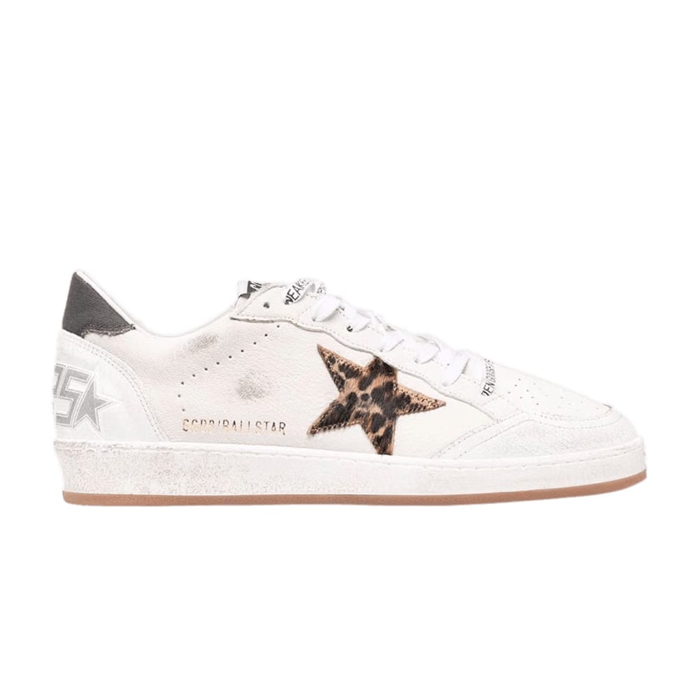 Golden Goose Ball Star White Leopard
