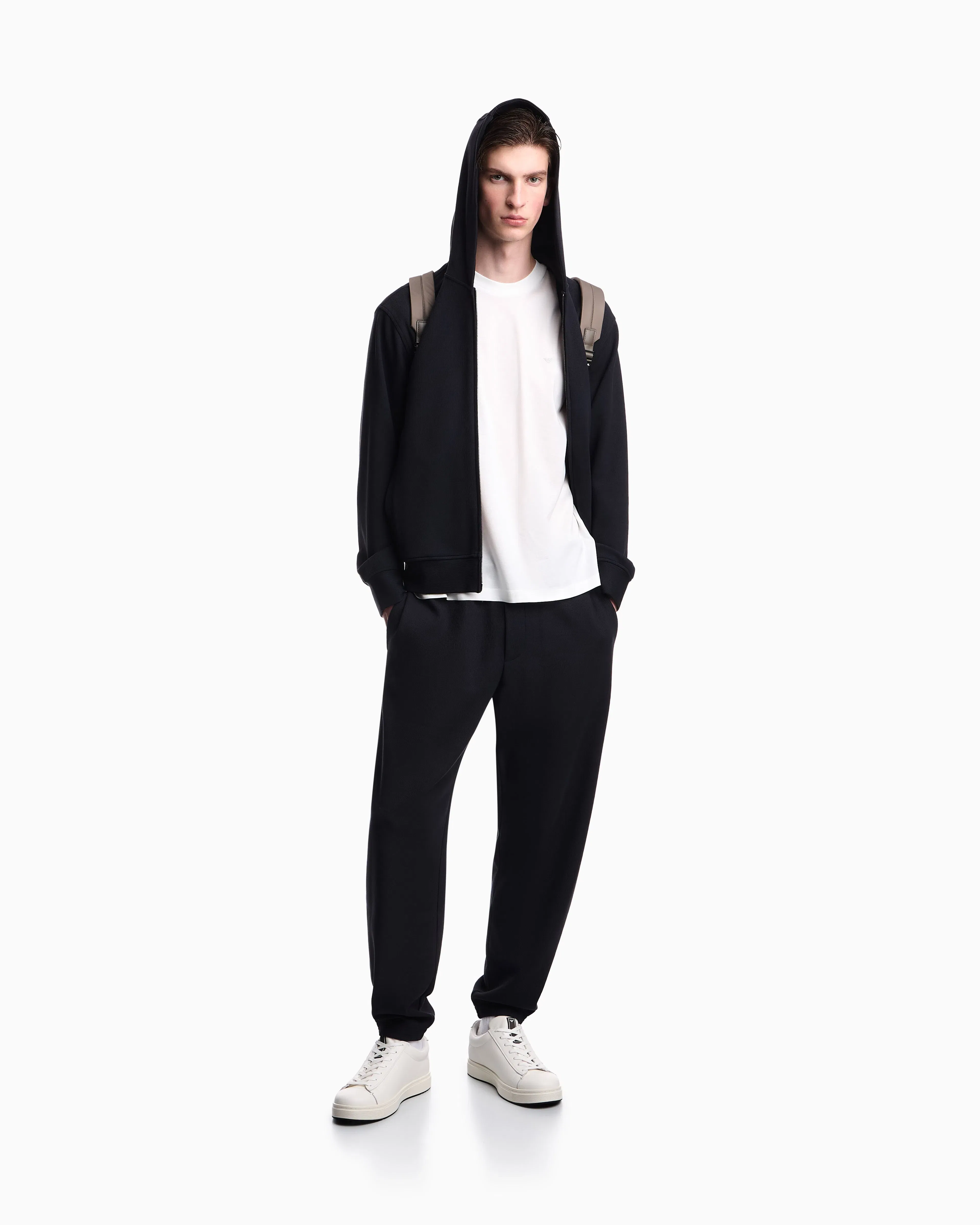 Emporio Armani Travel Essential Lyocell-blend jersey T-shirt