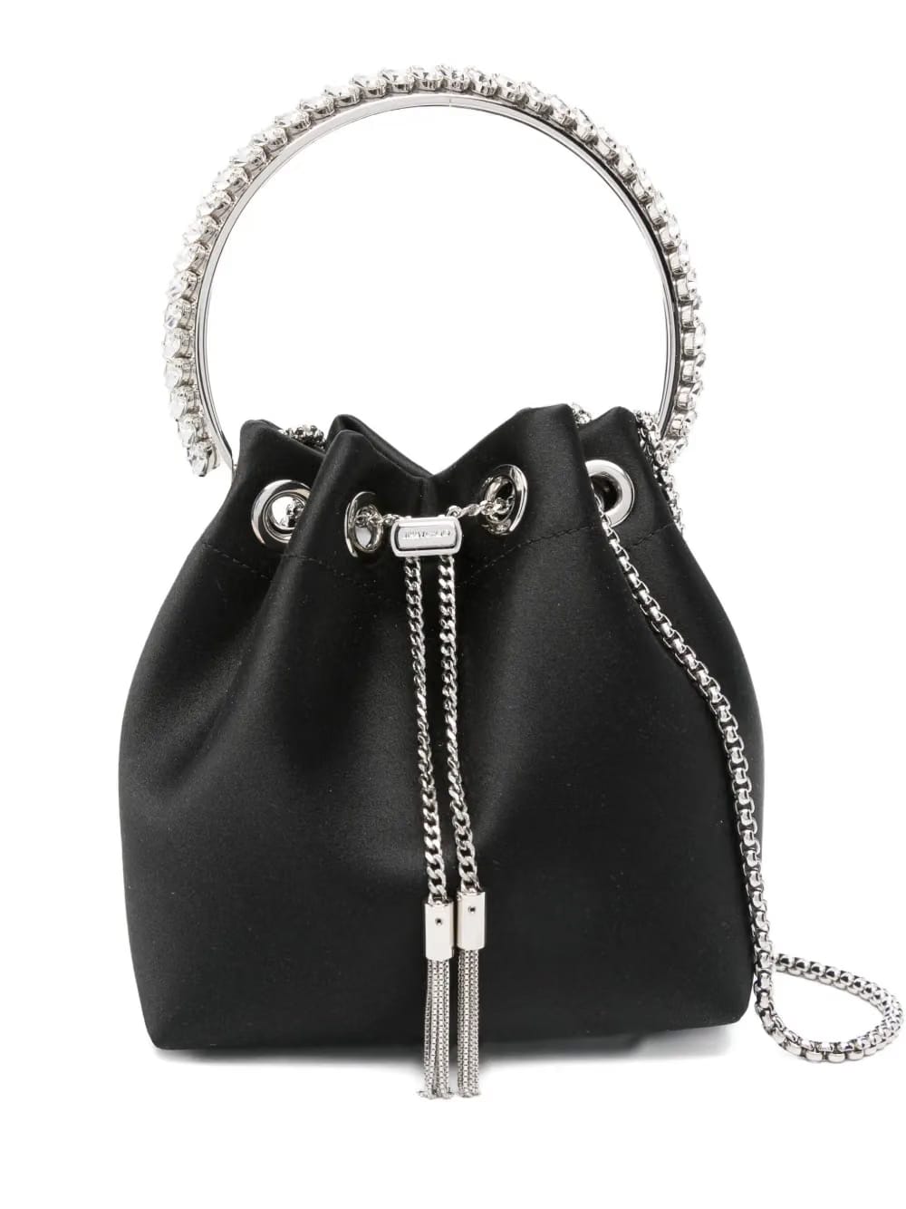 Bon Bon crystal-embellished drawstring bag