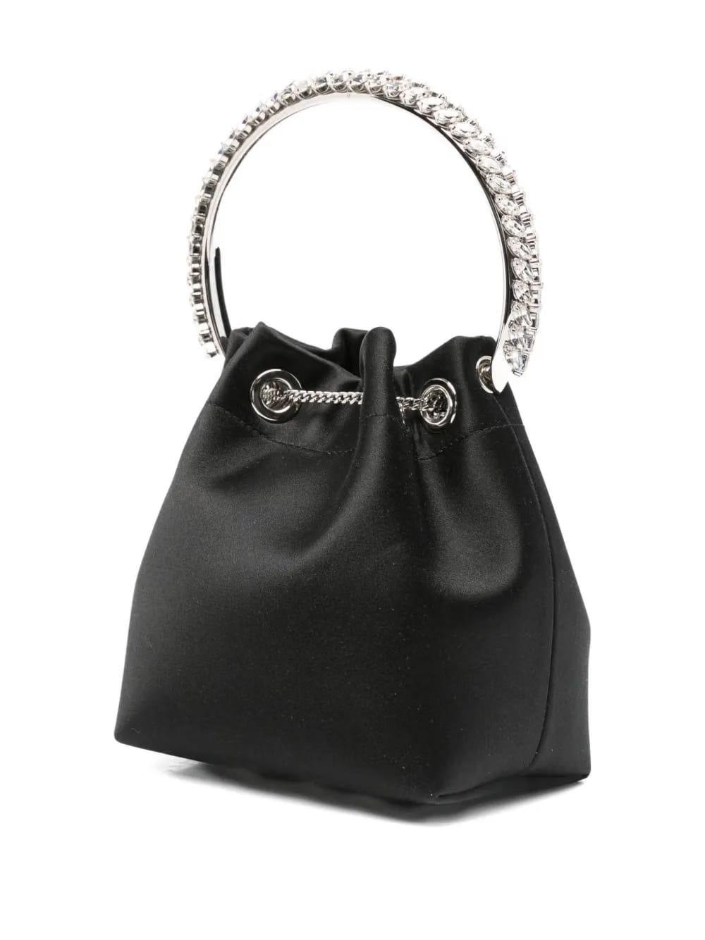 Bon Bon crystal-embellished drawstring bag