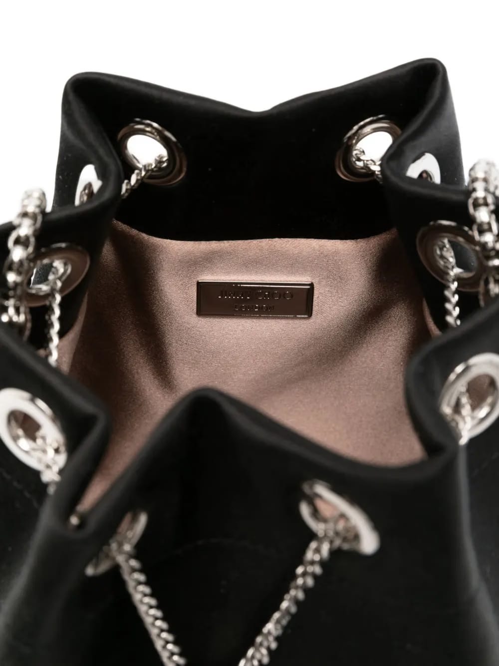 Bon Bon crystal-embellished drawstring bag